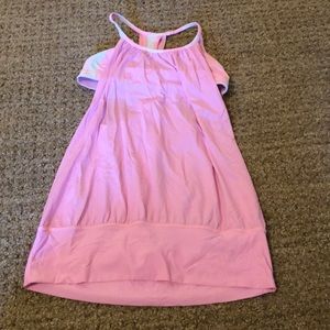 Lululemon pink tank top